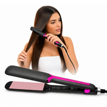 Plancha de Pelo Alisador Profesional para Cabello PTC HL2580 T° 160°C-220°C