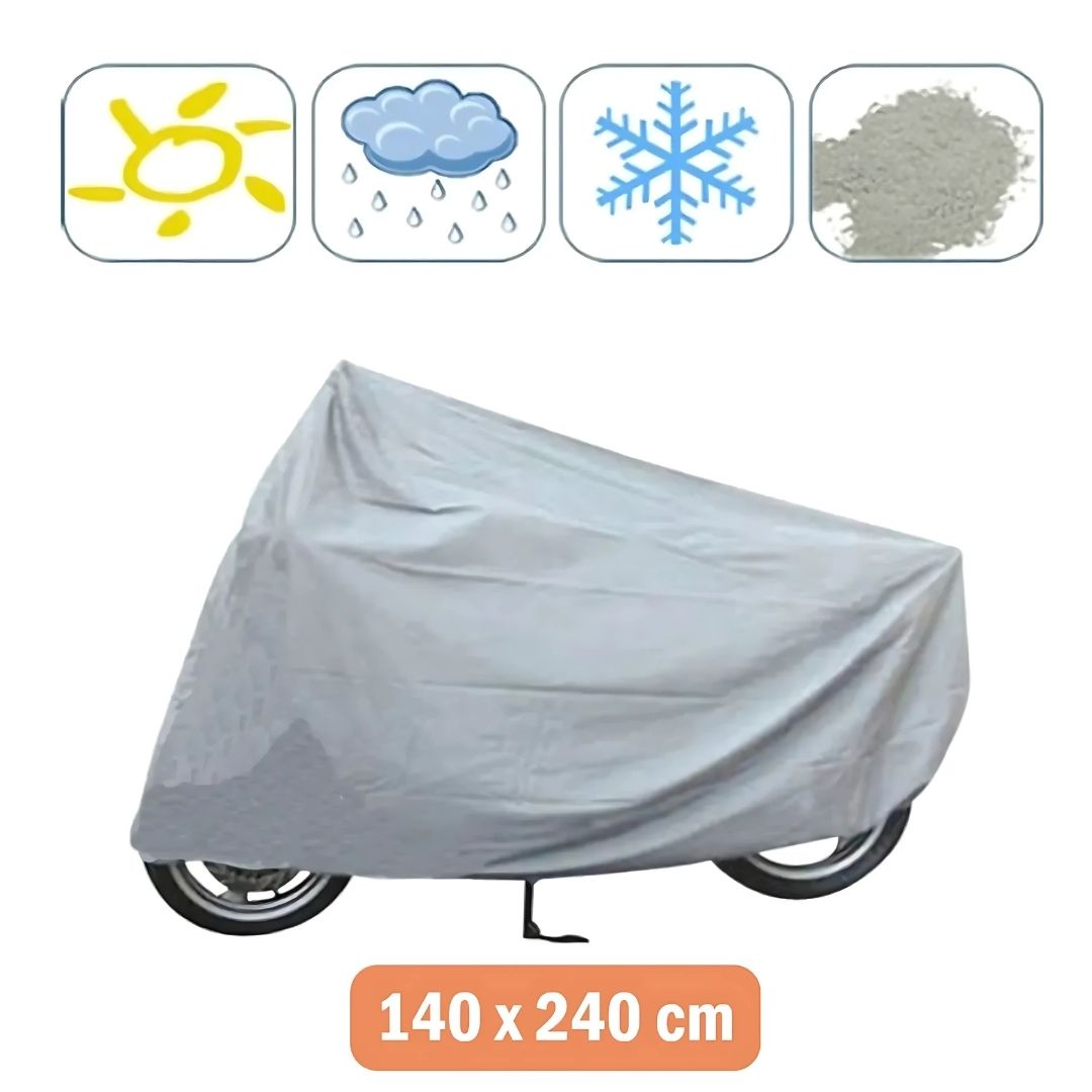 Forro Funda Cobertor de Moto Impermeable Protector XL 140x240cm