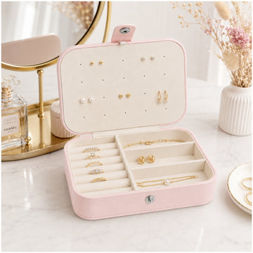 Joyero Organizador de Joyas Portátil para Anillos Pulseras y Accesorios