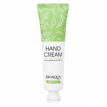 Crema Hidratante Suavizante para Manos BIOAQUA 30g con Extracto de Té Verde