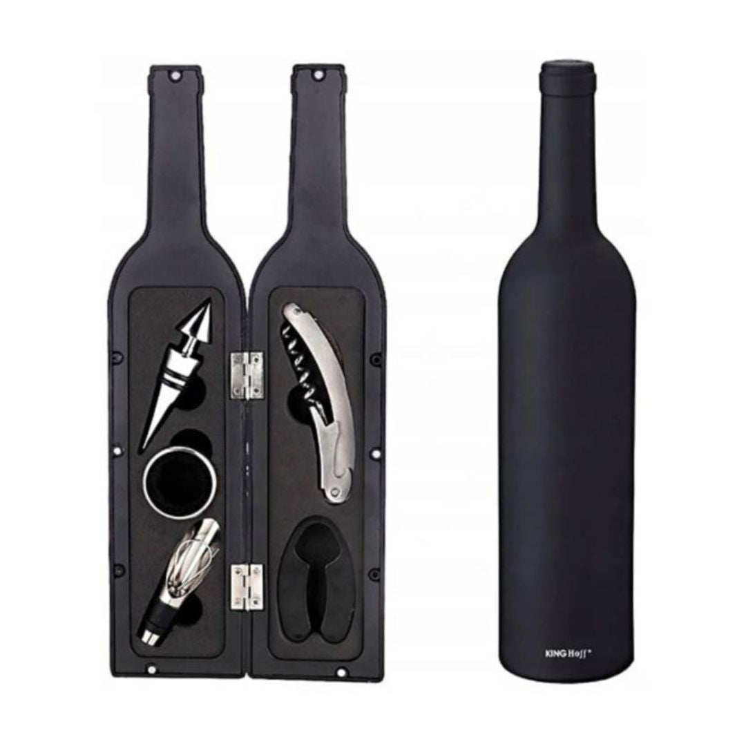 Set de 5 Piezas para Vinos en Forma de Botella