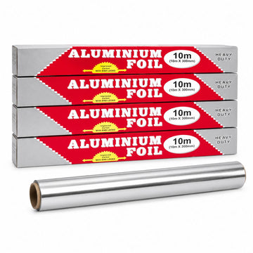 Pack x4 Rollo de Papel Aluminio Para Cocina 40 Metros