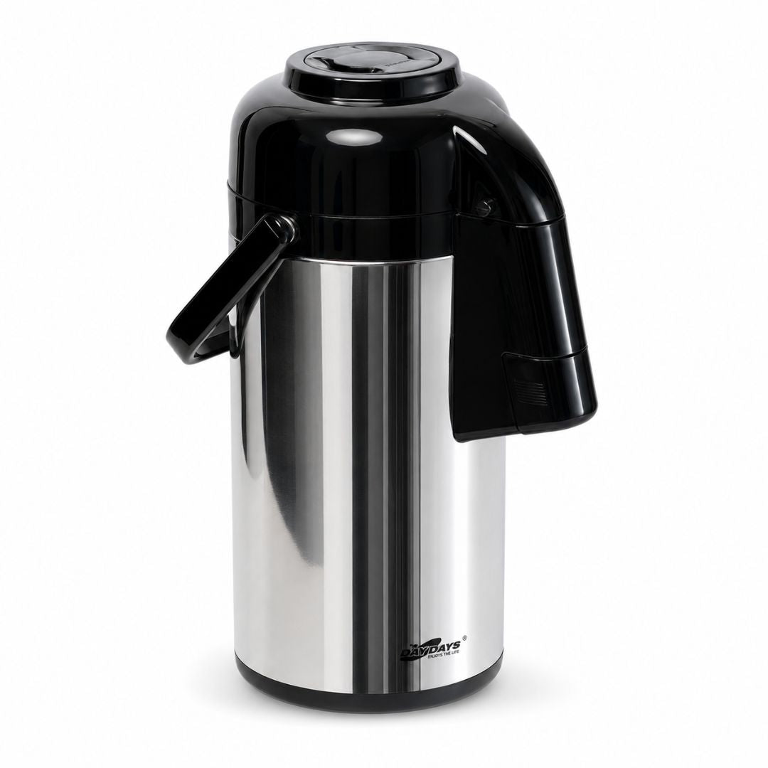 Termo con Dispensador DAYDAYS Grande 3 Litros Acero Inoxidable Bebidas Frías Calientes
