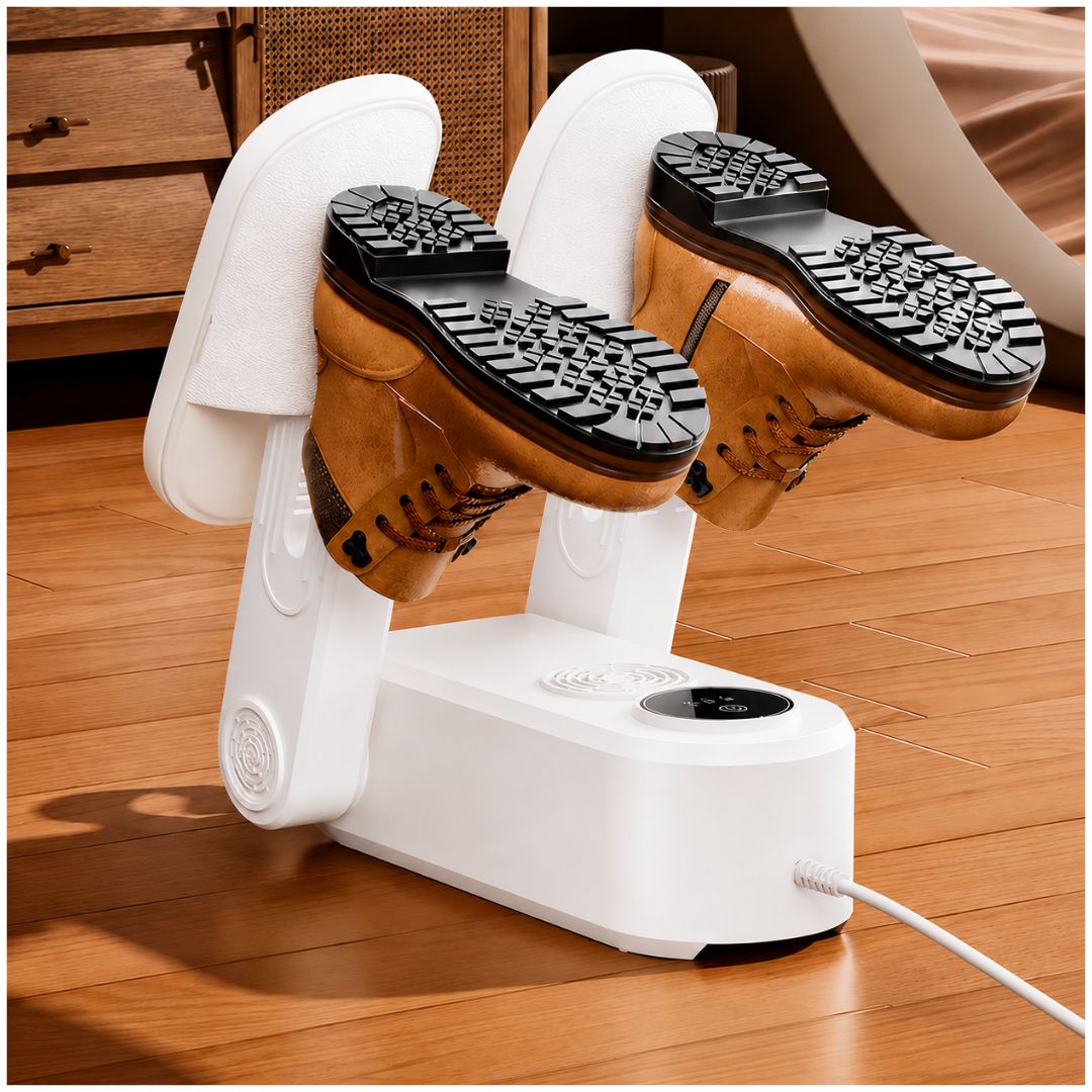 Secador Eléctrico de 4 Zapatos Zapatillas HXQ-08 con UV Desodorizador 160W