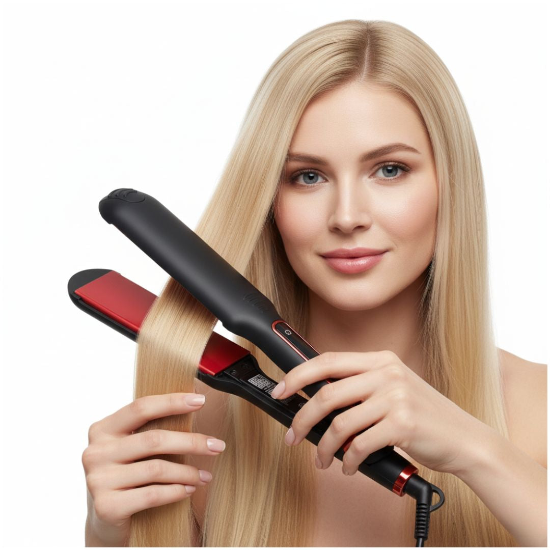 Plancha de Pelo Alisador Profesional para Cabello Cerámica 220°C