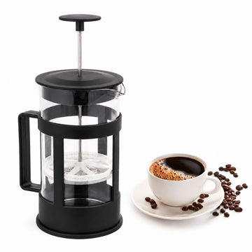 Cafetera Manual Prensa Francesa de Vidrio 1000 ml para Café y Té con Filtro de Émbolo