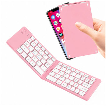 Teclado Bluetooth AOAS A-1007 Plegable Ultra Fino para PC Laptop Tablet Celular