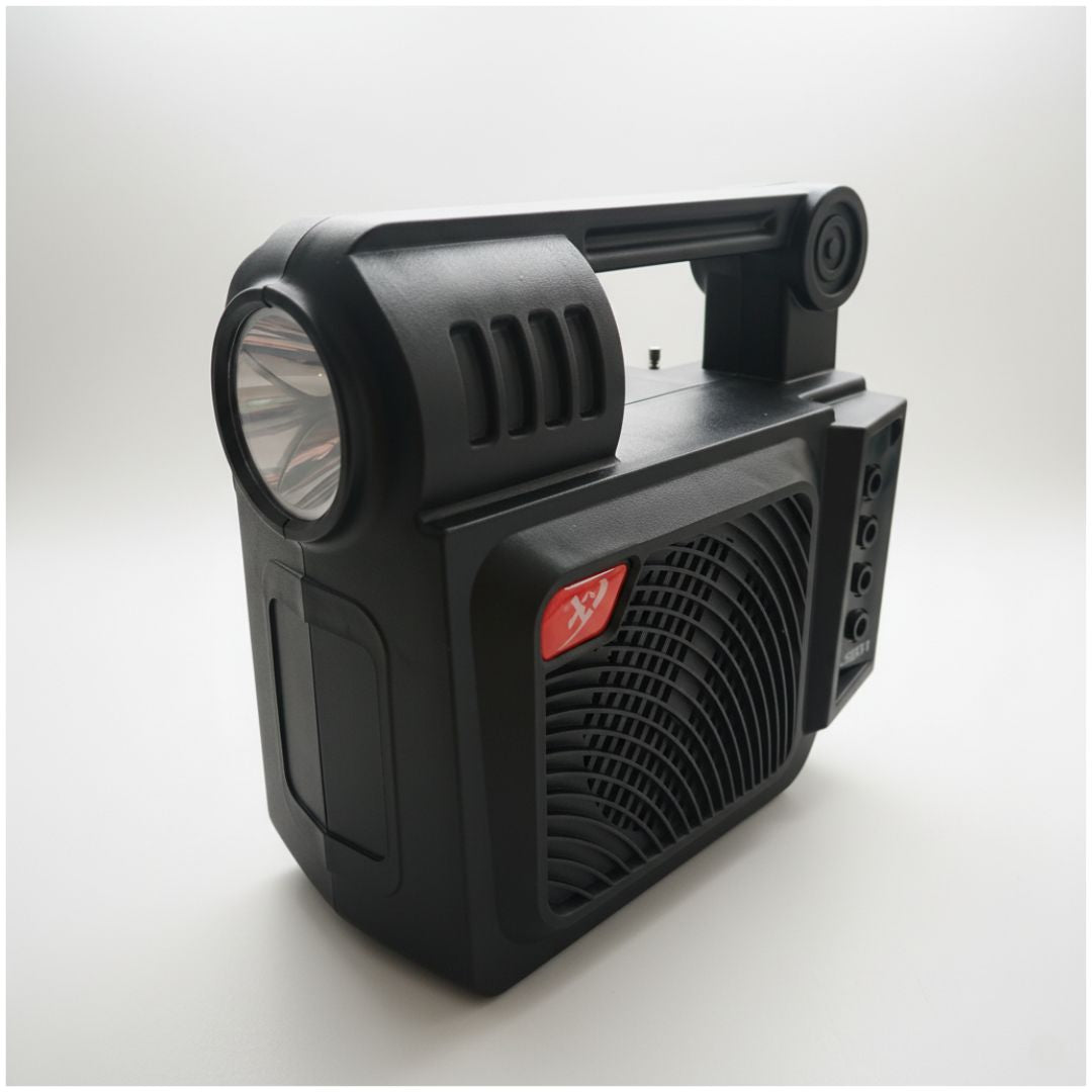 Kit Solar Parlante Bluetooth Radio con Linterna Recargable XY-5001
