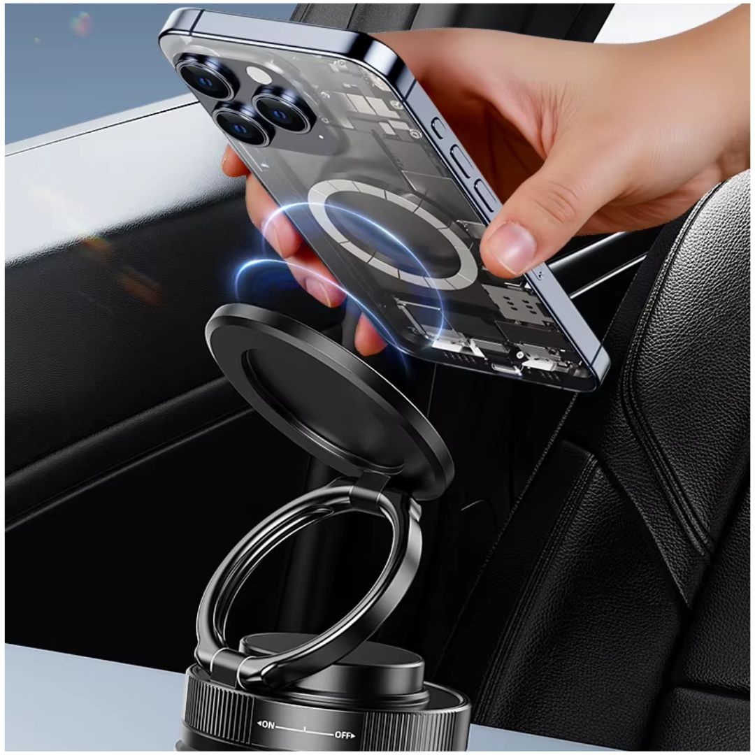 Soporte Magnético para Celular MY-7652 Holder Imantado Plegable Succión al Vacío