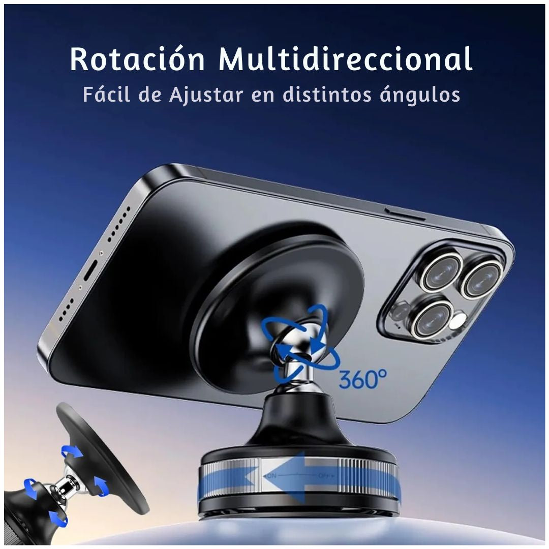 Soporte Magnético para Celular T29 Holder Imantado Plegable Succión al Vacío