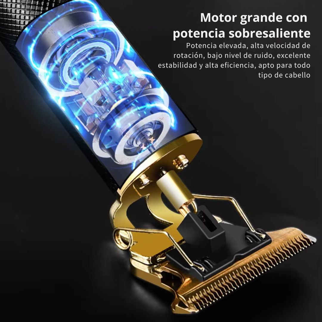 Máquina Cortadora de Cabello Profesional BZ-T99 Patillera Trimmer Recargable