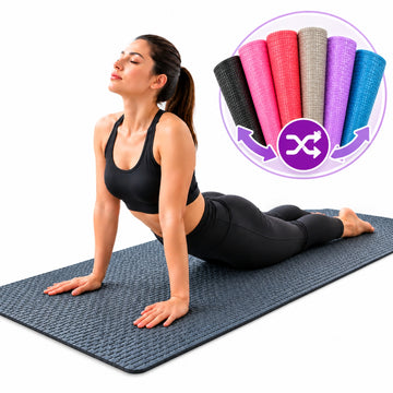 Tapete Colchoneta de Yoga Pilates y Ejercicio Antideslizante 182X61cm Color Aleatorio