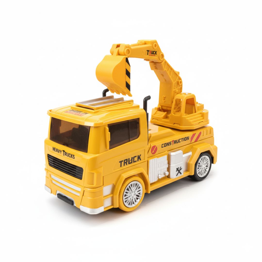 Juguete Transformer Figura Transformación Robot Camión Excavadora