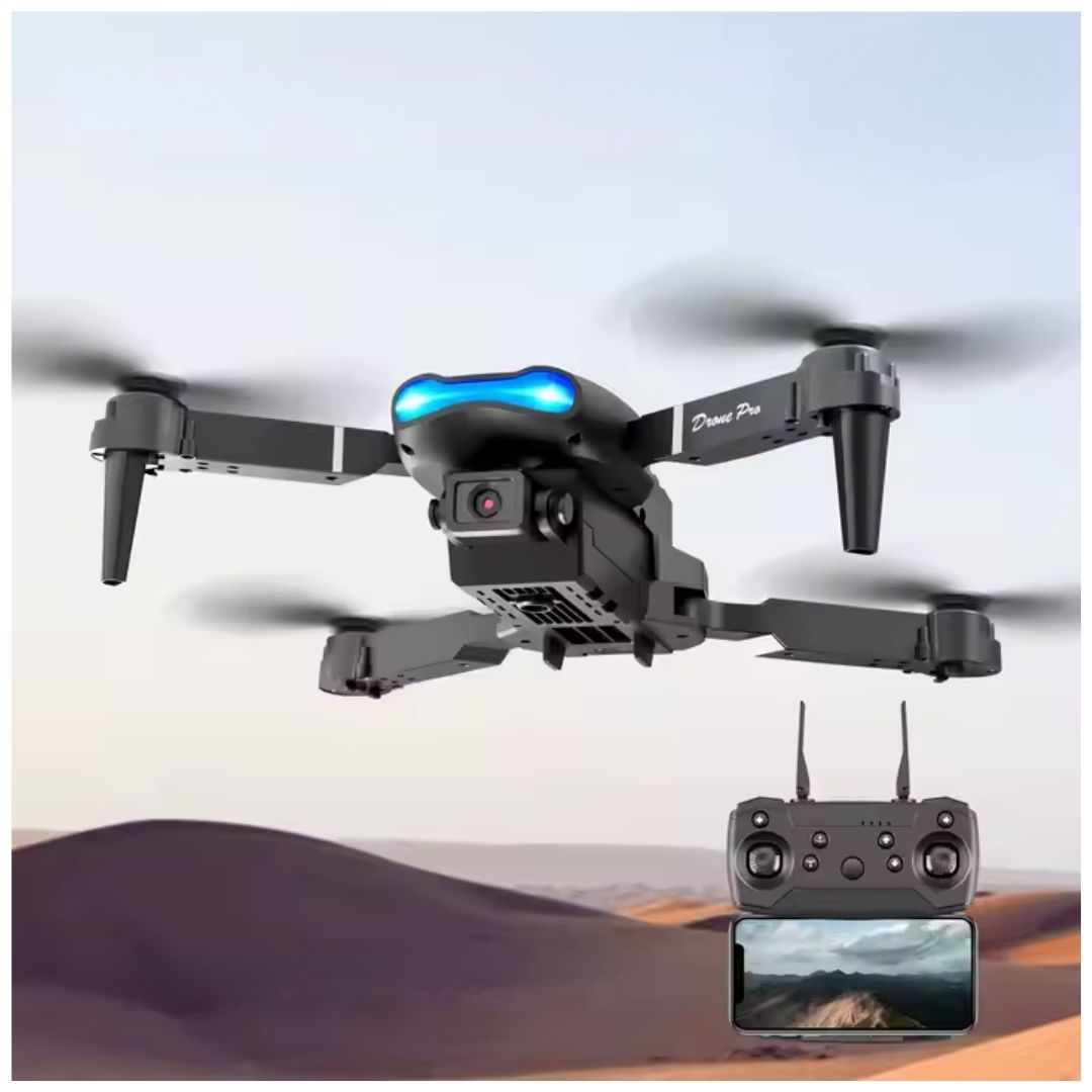 Dron E99 pro con Doble Cámaras 4k FHD WIFI + Estuche