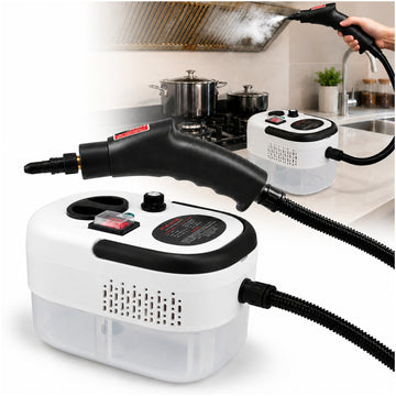 Limpiador a Vapor Portátil 2500W Multifunción 1500ml Alta Potencia con Accesorios