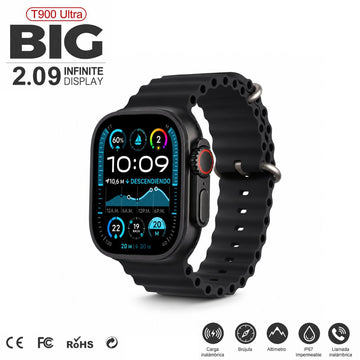 Smartwatch T900 Ultra BIG 2.09” Bluetooth Notificaciones Control desde APP