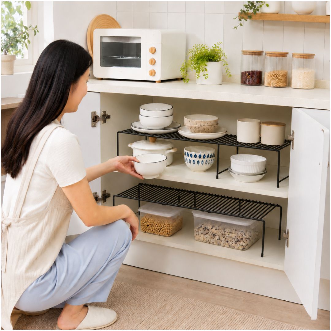 Organizador Multifuncional Repostero Lavadero Cocina Ajustable 16x70x21.5cm