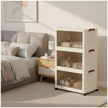 Estante Organizador Armario Zapatera Multifuncional Plegable 71x48x24cm