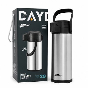 Termo con Dispensador DAYDAYS 1.9 Litros Premium Acero Inoxidable