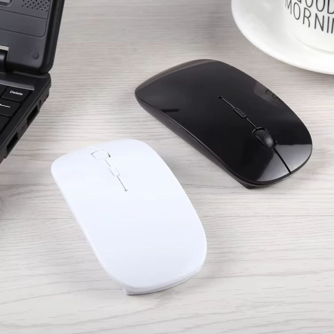 Mouse Óptico Inalámbrico Slim Ergonómico Conectividad Bluetooth