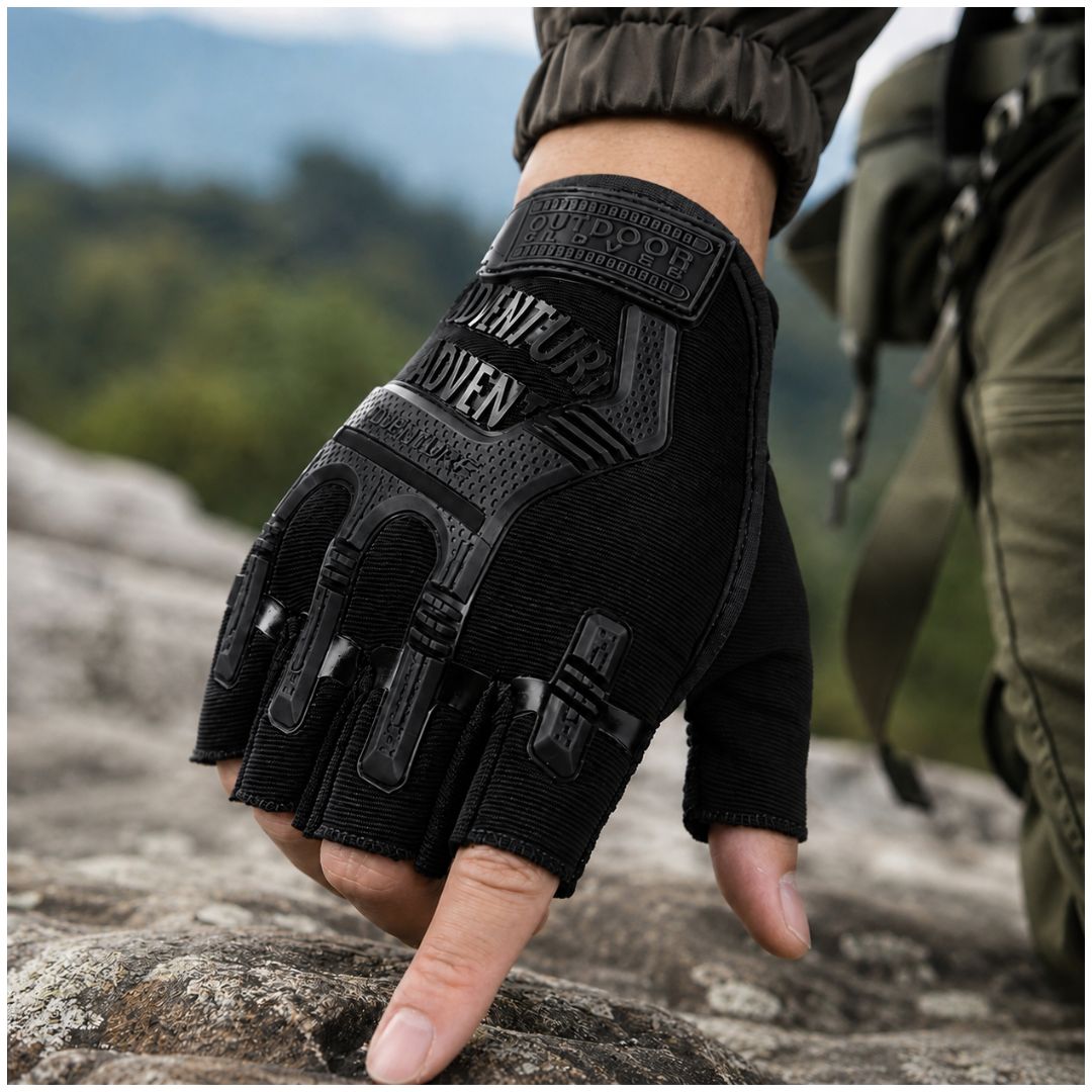Guantes Táctical Para Moto Outdoor Adventure Antideslizantes Protección PVC