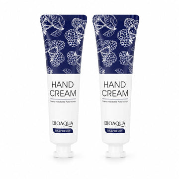Pack x2 Crema Hidratante Suavizante para Manos BIOAQUA Frambuesa 60g