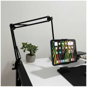 Soporte de Escritorio ML-E4 para Celular Tablet Brazo Flexible Ajustable Giratorio 360°