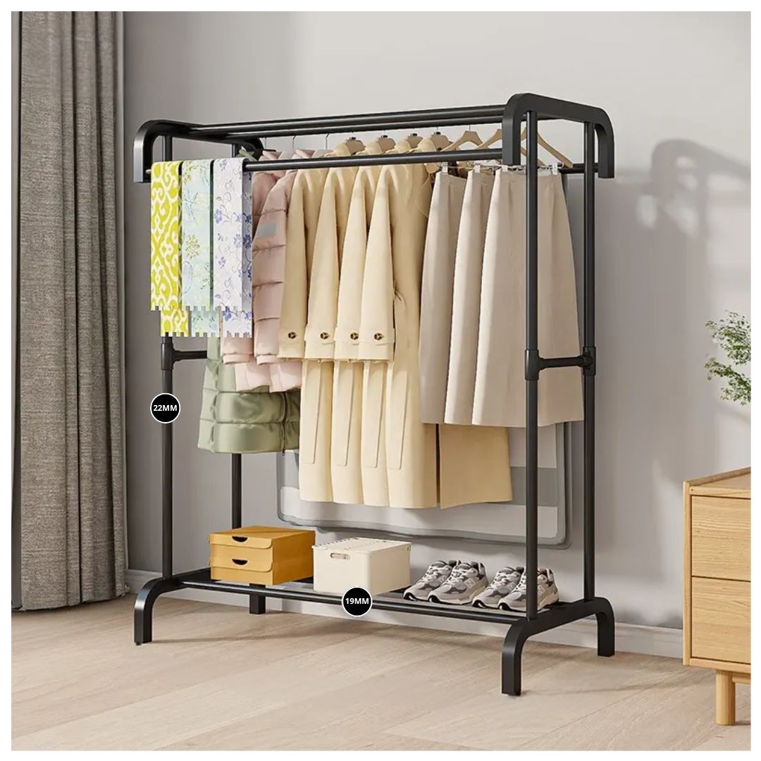 Colgador Organizador de Ropa de 4 barras 157x91x44cm