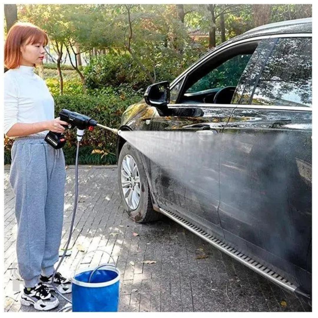Hidrolavadora Alta Presión Inalámbrica Auto Hidrojet Lavado 220V