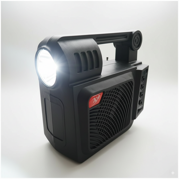 Kit Solar Parlante Bluetooth Radio con Linterna Recargable XY-5001