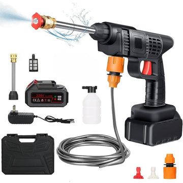 Hidrolavadora Alta Presión Inalámbrica Auto Hidrojet Lavado 220V