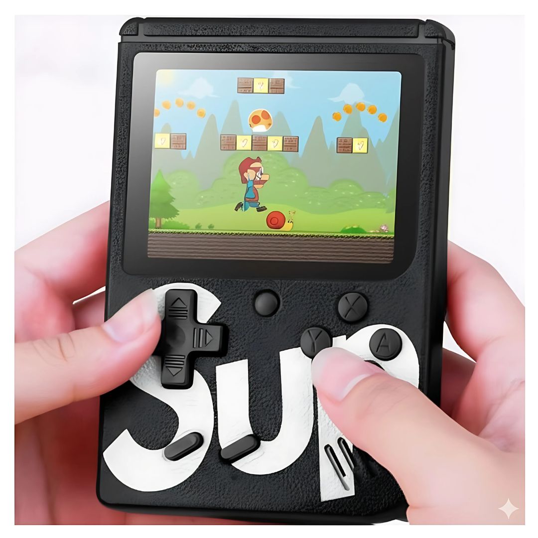 Mini Consola Retro Portátil 3" SUP 400 Juegos + Mando Adicional