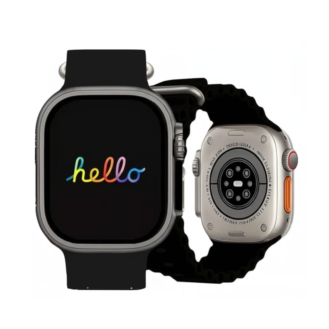 Smartwatch Hello Watch 3 Plus Amoled de 4 GB ChatGPT Siri NFC Negro