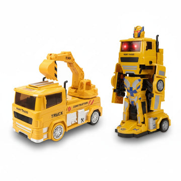 Juguete Transformer Figura Transformación Robot Camión Excavadora