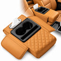 Organizador de Reposabrazos para Auto con Portavasos, Porta Pañuelos y Compartimentos Camel
