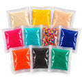 Pack de 10 bolsas de balas de hidrogel de colores variados