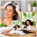 Shampoo Tinte Dexe Deluxe Brown Black Negro Castaño Cubre Canas 10 Sachets