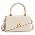 Cartera de Mujer Elegante con Asa y Correa Ajustable color Crema - imagen 20