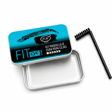 Kit Cera para Cejas FIT Eye P&W 10g con Cepillo Aplicador 90° Fijación y Moldeado
