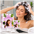 Shampoo Tinte Dexe Deluxe Light Brown Castaño Claro Cubre Canas 10 Sachets x 25 ml