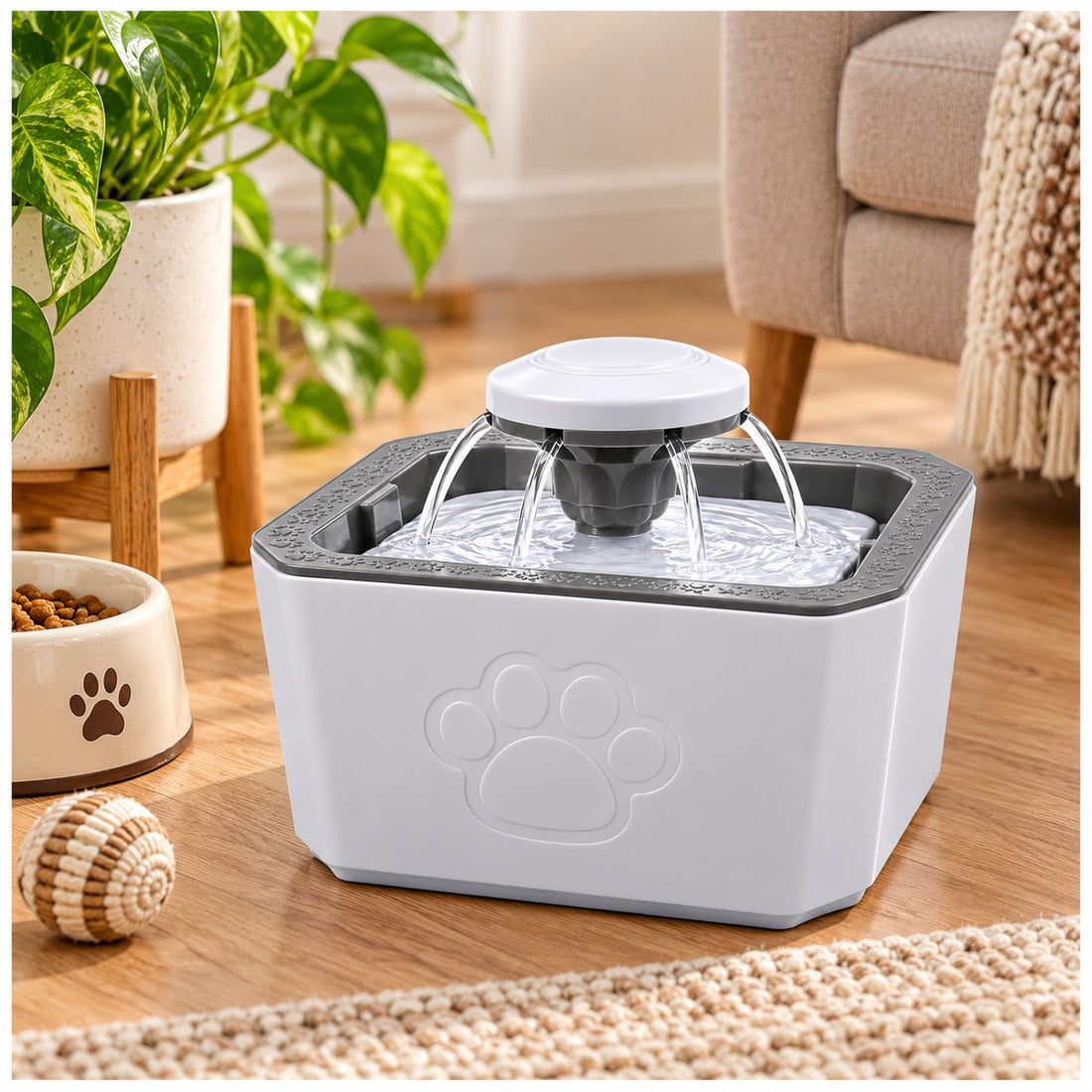 Fuente de Agua Automática para Perros y Gatos 2.5 L