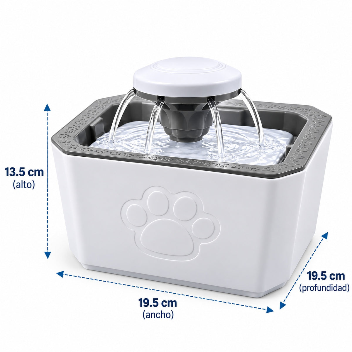Fuente de Agua Automática para Perros y Gatos 2.5 L