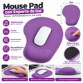Mouse Pad Ergonómico con Reposamuñecas de Gel Antideslizante