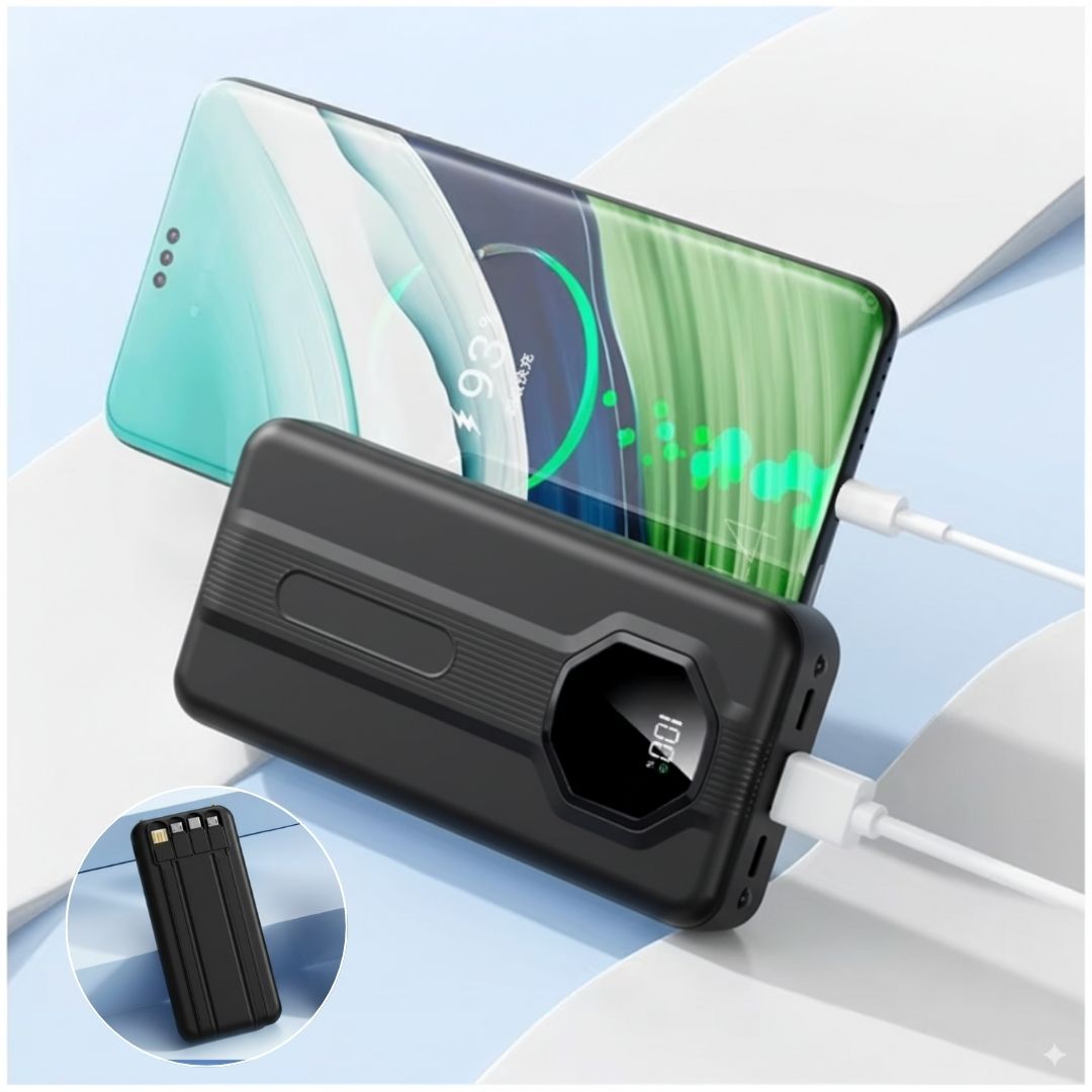 Power Bank 25000 mAh Cargador Portail Carga Rápida Demgel E-2017 Linterna Led