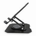 Soporte Metálico Plegable para Celular y Tablet con Base Giratoria 360° y Altura Ajustable