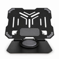 Soporte Metálico Plegable para Celular y Tablet con Base Giratoria 360° y Altura Ajustable