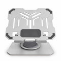 Soporte Metálico Plegable para Celular y Tablet con Base Giratoria 360° y Altura Ajustable