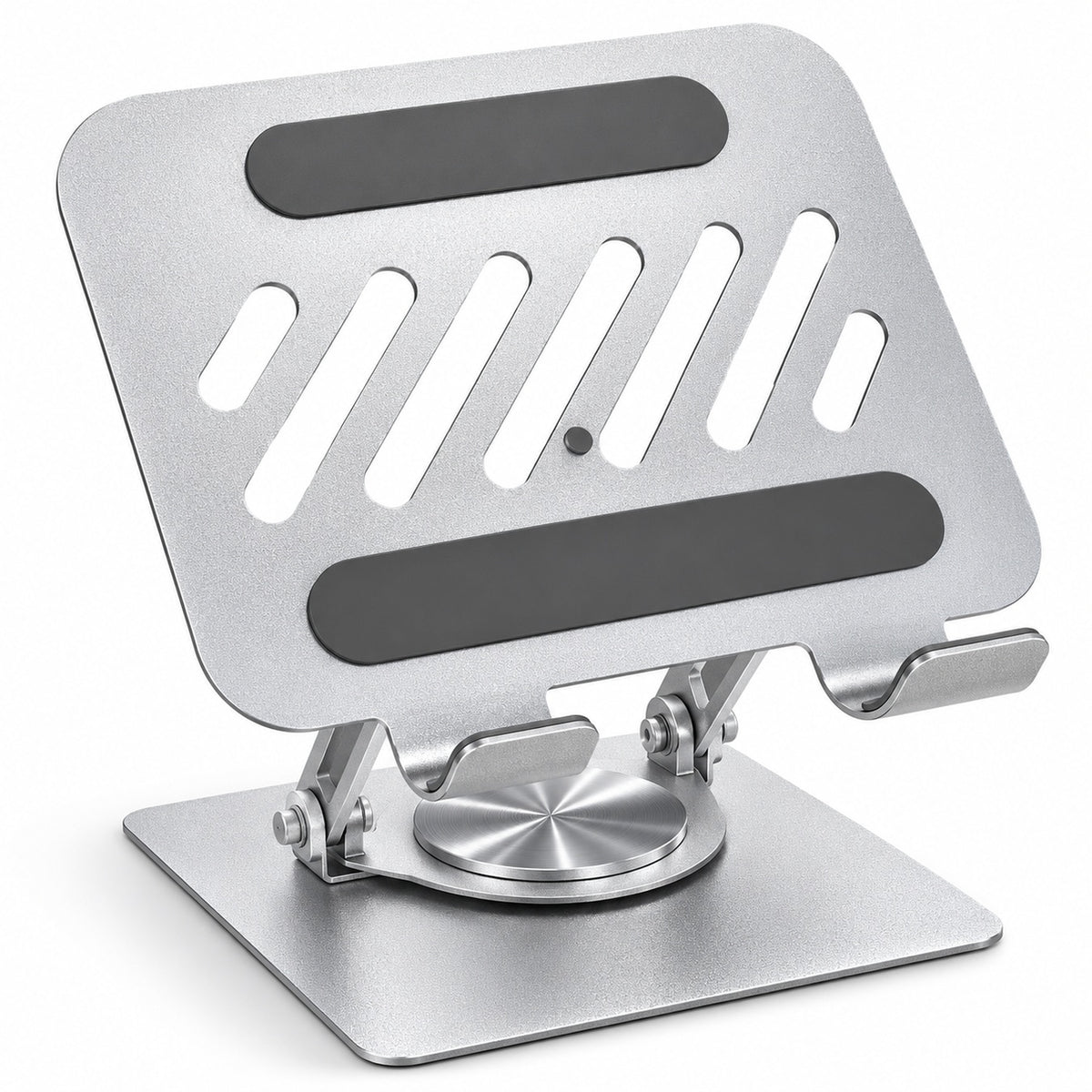 Soporte para Tablet Giratorio 360° de Metal Plegable Ajustable Antideslizante