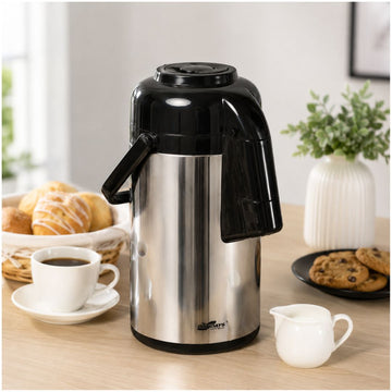 Termo con Dispensador DAYDAYS Grande 3 Litros Acero Inoxidable Bebidas Frías Calientes